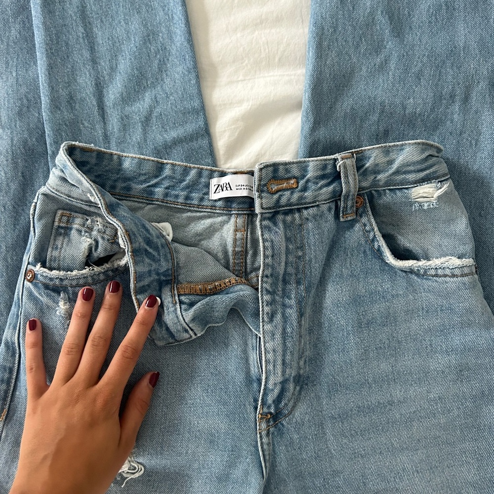 Zara high rise jeans